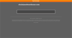 Desktop Screenshot of christianedwarehouse.com